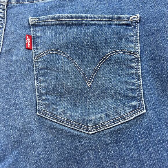 Levi's Jeans Women's 16 Blue Classic Mid Rise Skinny Preppy Normcore Mom Jeans - Picture 4 of 14